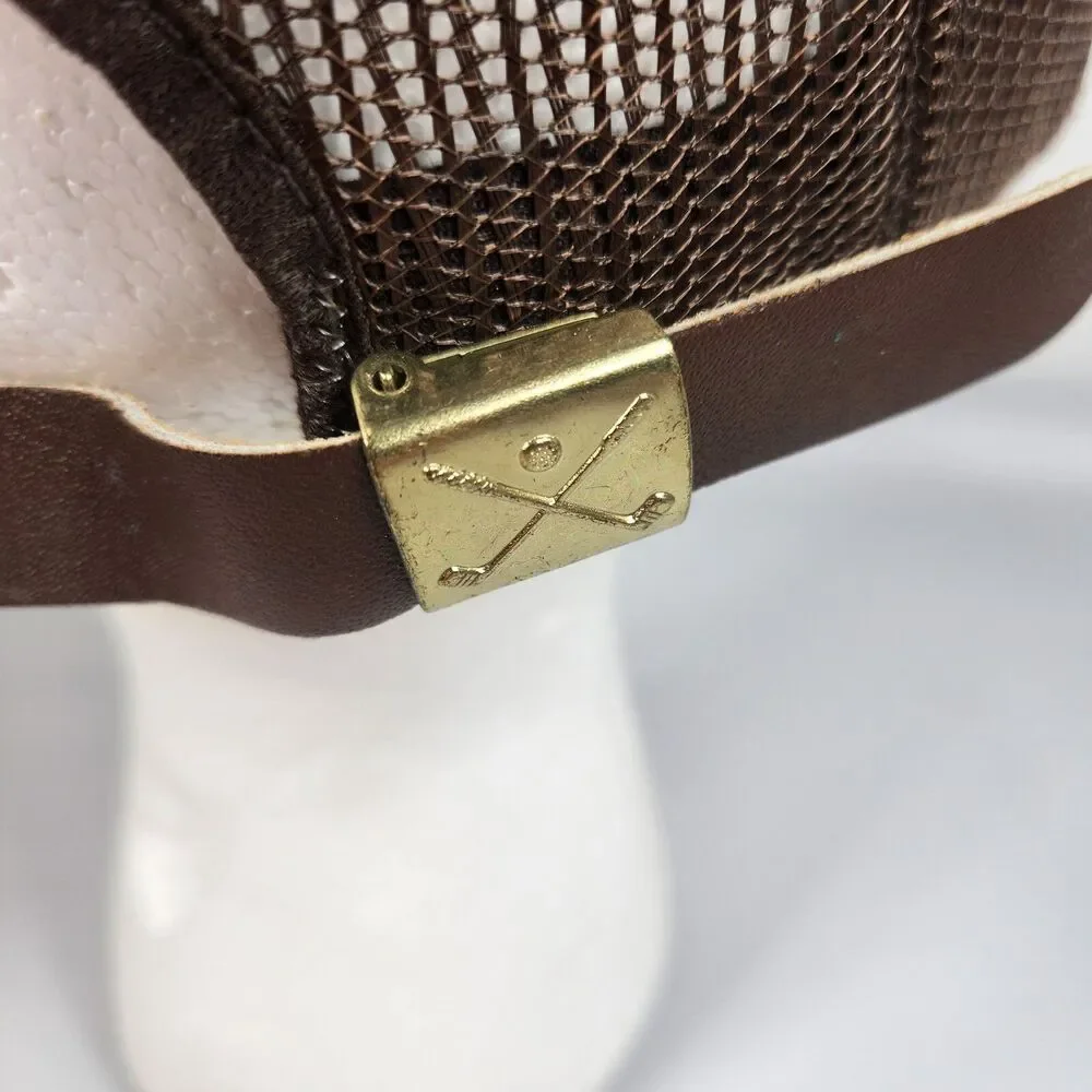 Vintage Tyson USA Overland Patch Trucker Hat Strap Back Adjustable Mesh Brown